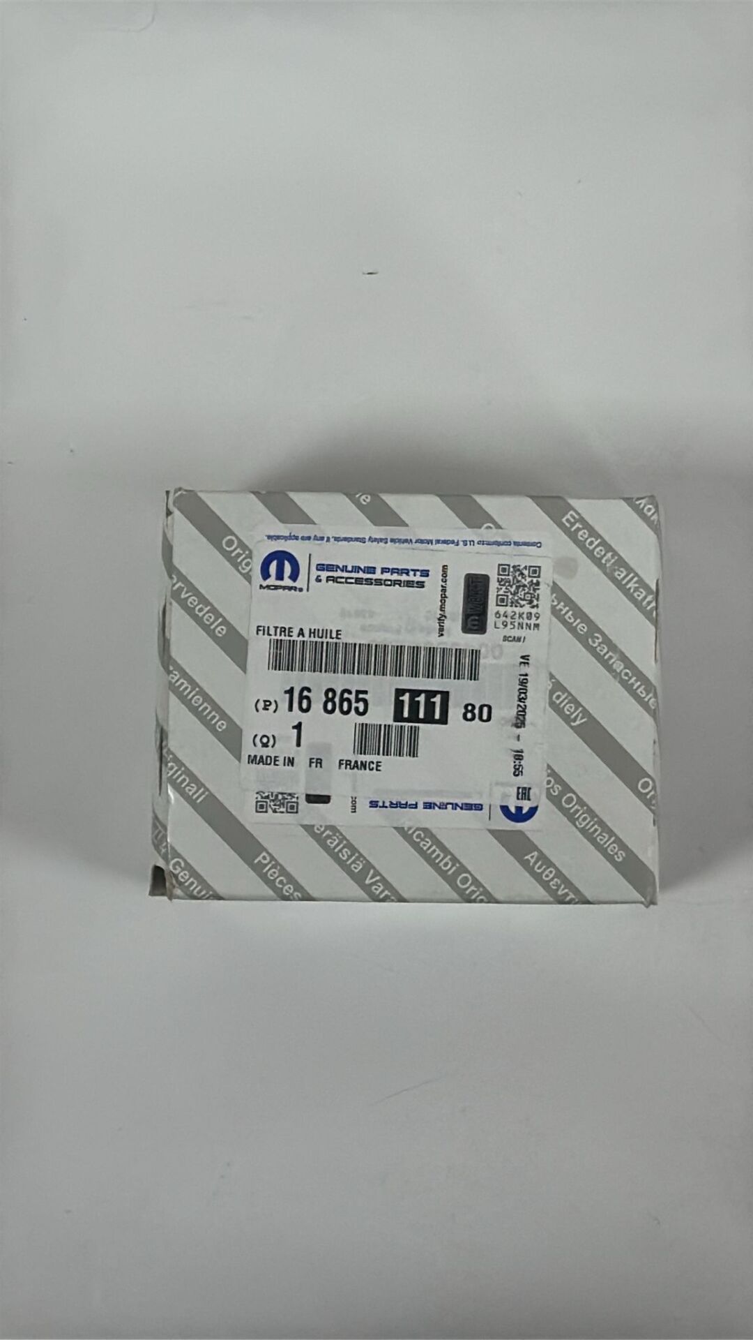 JUMPER EURO 6 YAĞ FİLTRESİ 1686511180