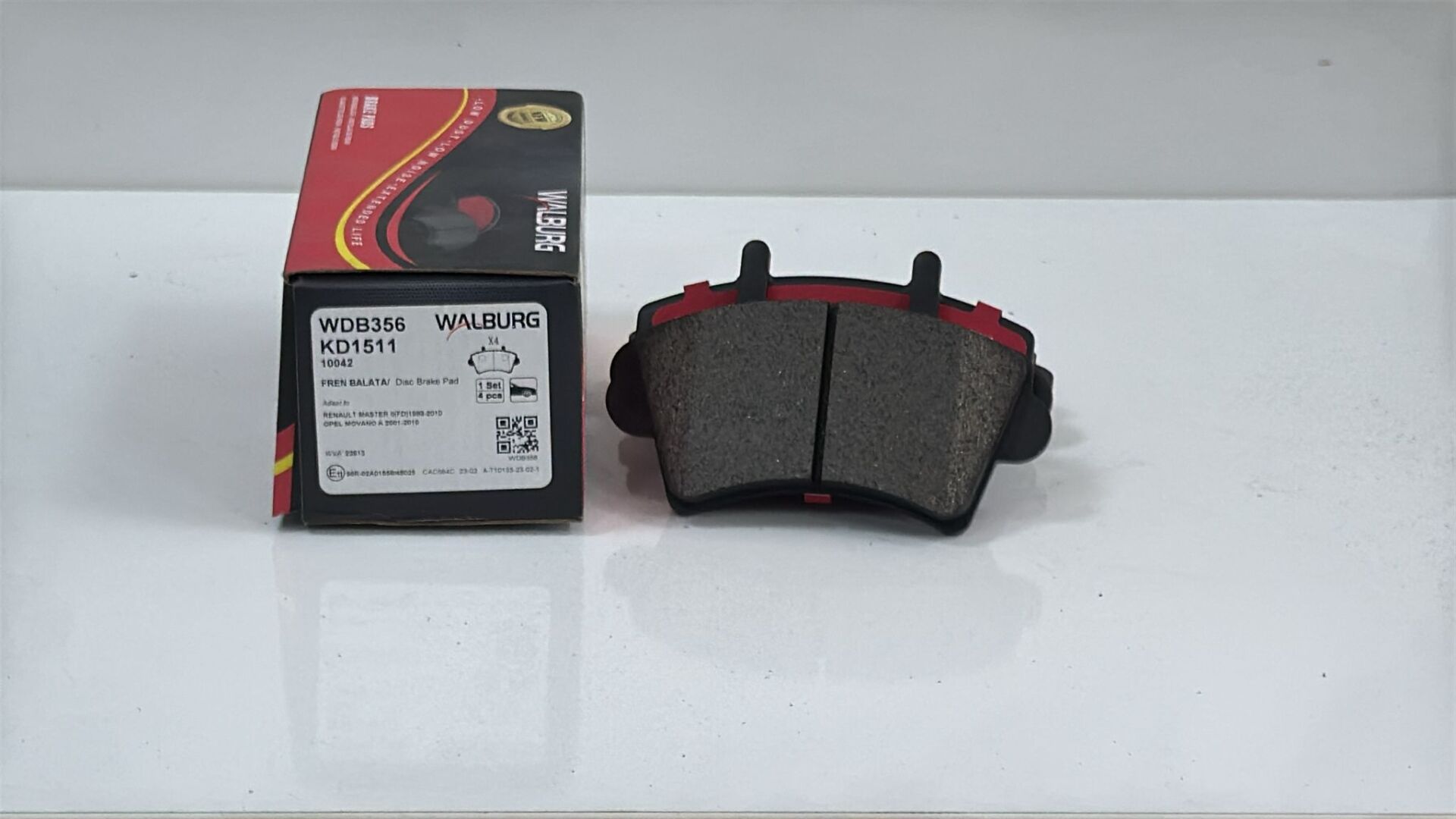 MASTER 2 ÖN BALATA WALBURG WDB356 410604386R-1605980