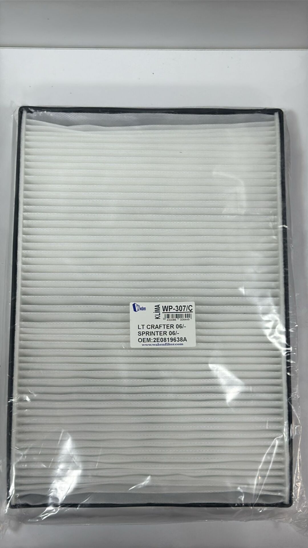 SPRİNTER CRAFTER HAVA FİLTRESİ - WP-307/Ç  2E0819638A