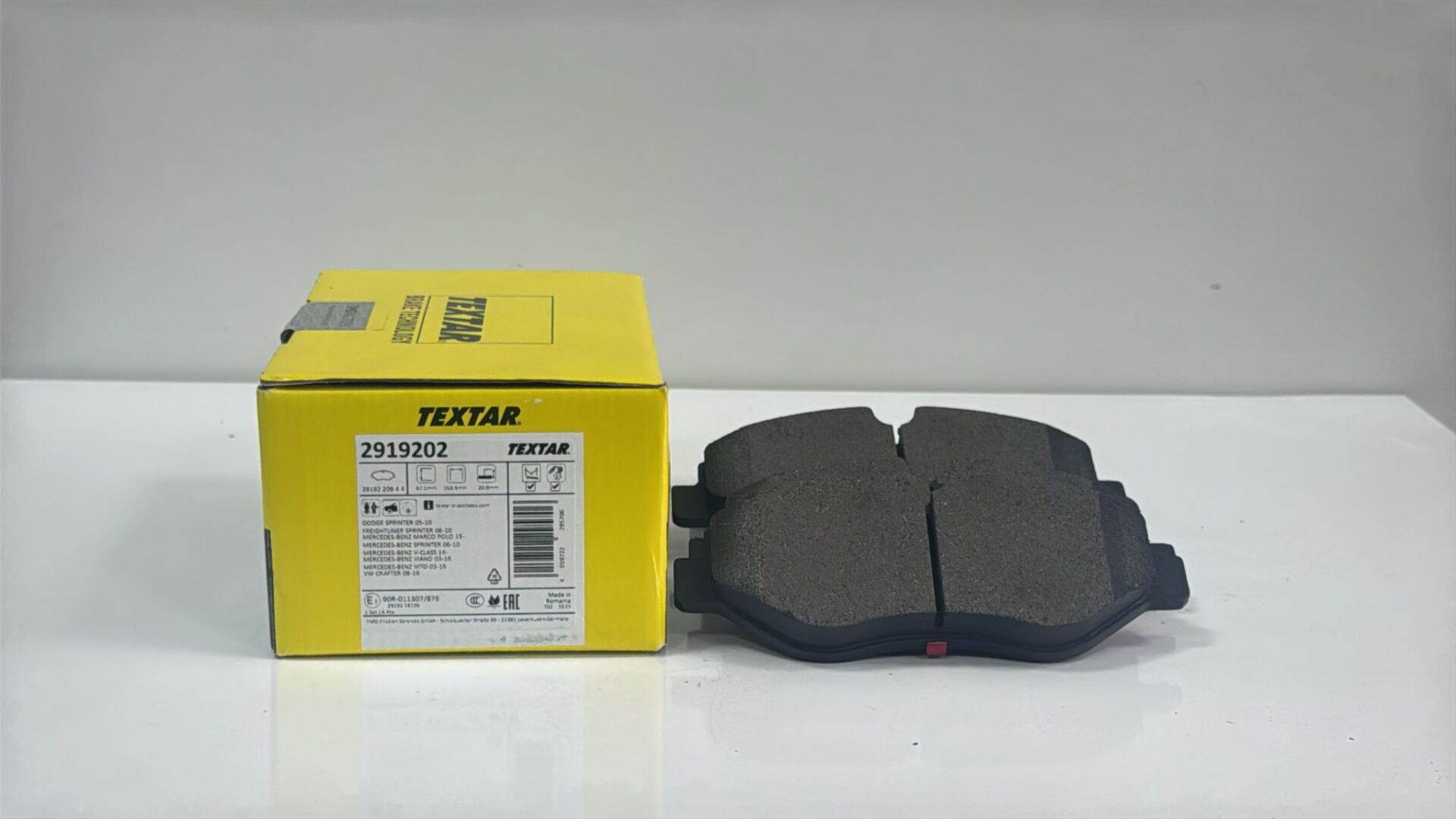 SPRİNTER CRAFTER ÖN BALATA TEXTAR - 2919202 2E0698151 9104204000 44206720 0044206720 A0044208320 A9064210400