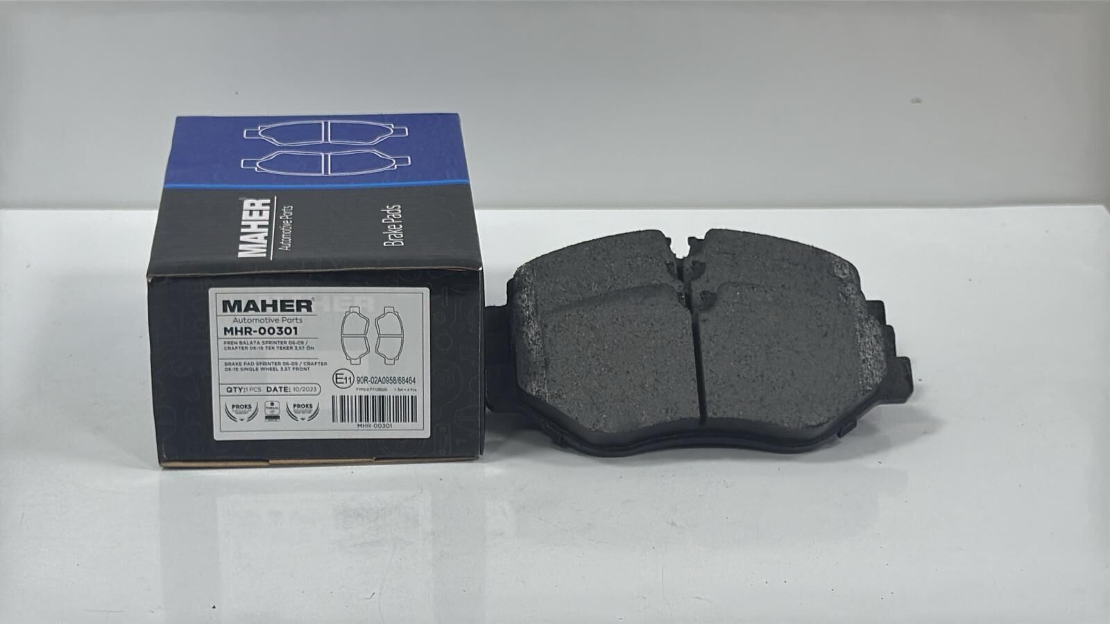 SPRİNTER ÖN BALATA MAHER- MHR-00301  2E0698151E 68006732AA 0 6800 6732AA 68006732AB 0 6800 6732AB 6800 6732AA